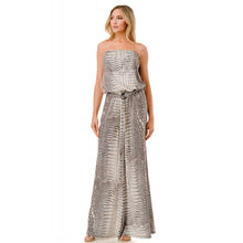 Printed Wide Leg Jumpsuit W/Belt