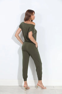 Off the Shoulder Jumpsuit