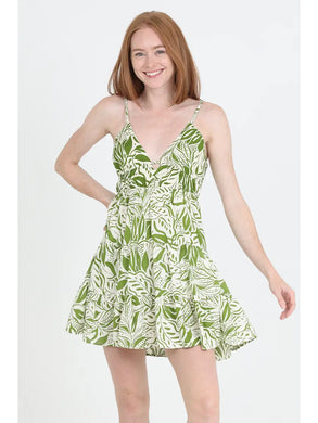 Bone Green Dress