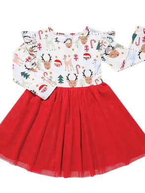 Santa & Friends Tulle Dress