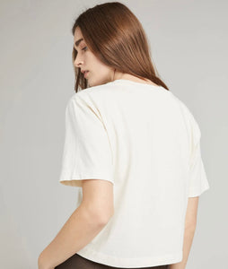 Relaxed Crop Tee Bone