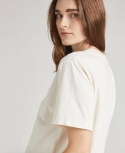 Relaxed Crop Tee Bone