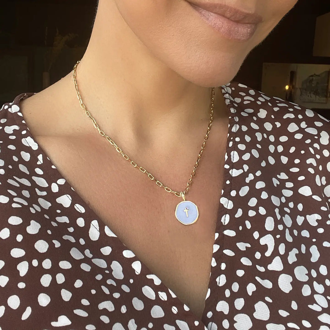 Faith over fear necklace