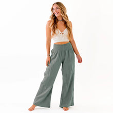 Sage Baja wide leg pant
