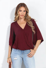 Elderberry cupro surprise top
