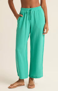 Bondi Gauze Pant Cabana Green