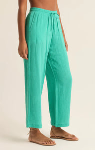 Bondi Gauze Pant Cabana Green