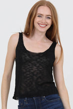 XHR10-SLD SLUBBY KNIT TANK TOP: NATURAL / L