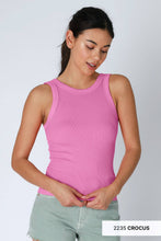 NS8216 - Reversible Ribbed Tank Top: 2270 Raisin