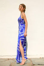 Breezy Sky Halter Dress