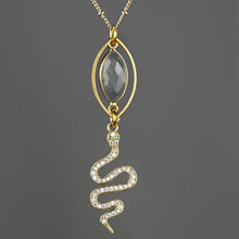 Snake Pyrite necklace