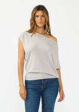 One-Shoulder Sweater Top: NATURAL / L
