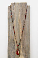 Suki Necklace - Fire Agate