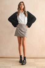 J4475   LIGHT WEIGHT CABLE KNITTED CARDIGAN: ROSE / L