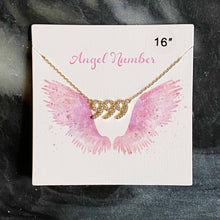 Dainty Angel Number Necklace: 333