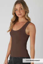 NS8216 - Reversible Ribbed Tank Top: 2249 Forest Night