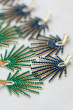 Olive Sunburst  Earrings
