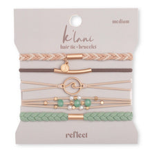 "Reflect" Ocean Wave Hair Tie Bracelets: Medium