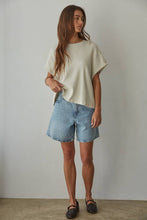 Eggshell White Modal Top