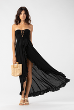 Flynn Maxi Dress: Black / One Size