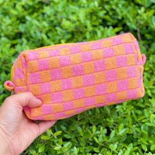 Check Yourself Cosmetic Bag: Red White