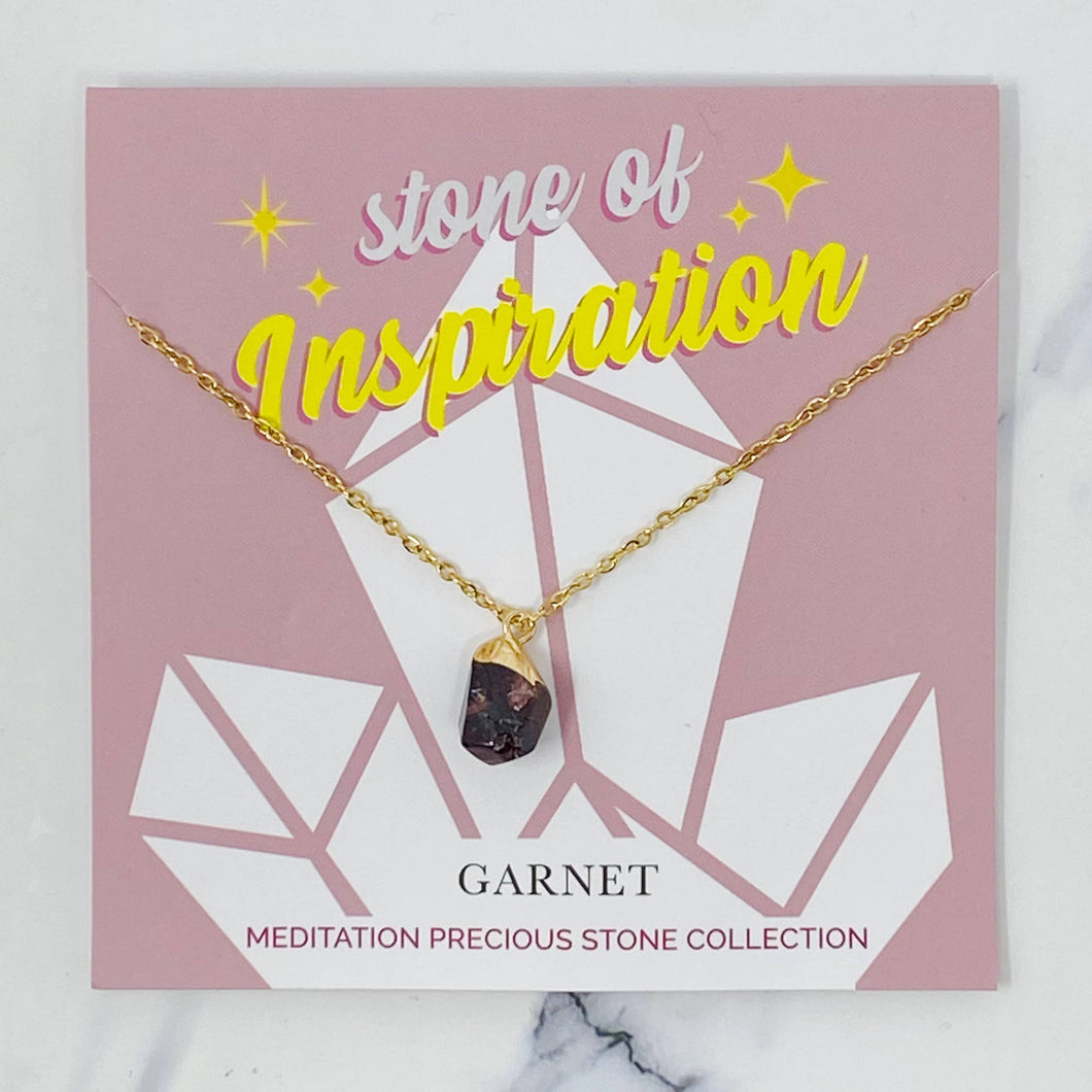 Garnet Meditation Semi-Precious