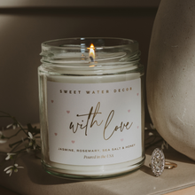 With Love 9 oz Soy Candle