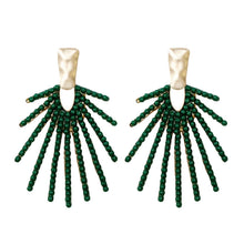 Olive Sunburst  Earrings