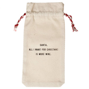 Wine Bag - All I Want For X-Mas (Seasonal)