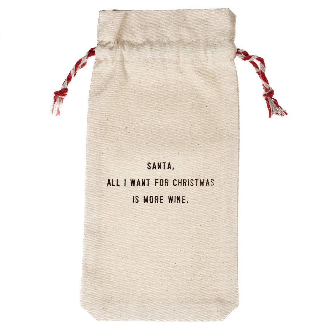 Wine Bag - All I Want For X-Mas (Seasonal)
