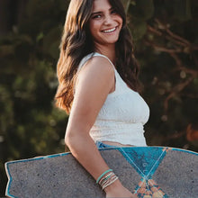 "Reflect" Ocean Wave Hair Tie Bracelets: Medium