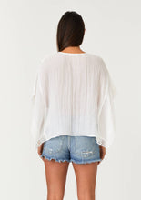 Sheer Crochet Boxy Kimono Top