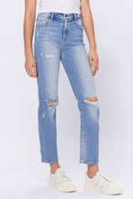 Light Wash Classic Stretch Straight Jean: 25