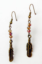 Braelyn Earrings: Blue Fire Agate