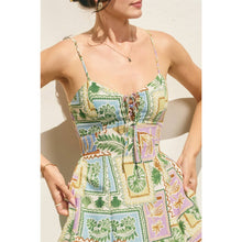 Offshore Cutout Detail Mini Dress: TROPICAL SEASHELL / S-M-L(2-2-2)