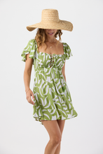 Happiness Mini Dress Abstract Geo Green One Size