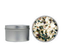 Christmas and Holiday Candles, Soy Candle, Crystal Candles: Cinnamon Vanilla / 12oz Glass Jar