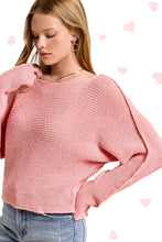 JDS3608-Boat Neck Off Shoulder Dolman Sleeve Sweater Fall: Cinnamon / M