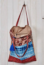 Multi Patchwork Oversized Shopper Bag