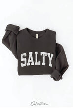 SALTY Graphic Sweatshirt   : EMERALD / M