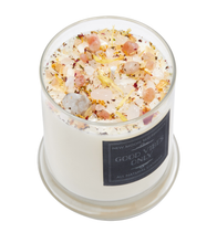 Good Vibes Only Candle - Herb, Flower, & Crystal Candles: 7.75oz Glass Jar