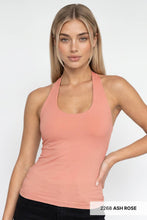 NS8392 - Clean Line Halter Top: 2269 Earth Olive