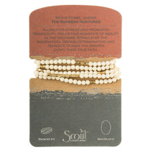 Stone Wrap: White Fossil Jasper - The Supreme Nurturer