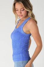 NS8465 - Vintage Reversible Lace Top: Vintage Mist Teal