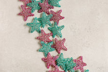 Green Starfish Earrings