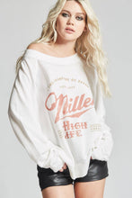 Miller High Life L/S Crew: White / S