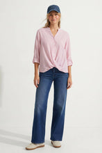 Poppy Red Button Up Shirt