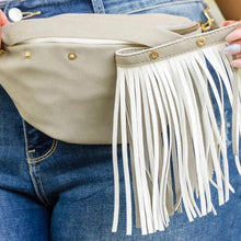Fringed Or Not Sling Bag: Alpaca