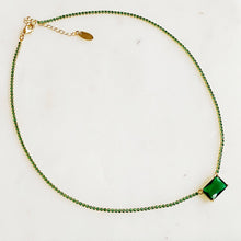 Precious Pendant Tennis Necklace: Soft Pink