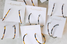 St Armand’s  Blonde Tortoise Hoop Earrings